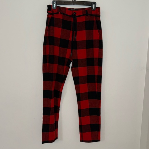 SCOTCH AND SODA Checked Tailored Pants with Tie-Up S - Picture 3 of 7
